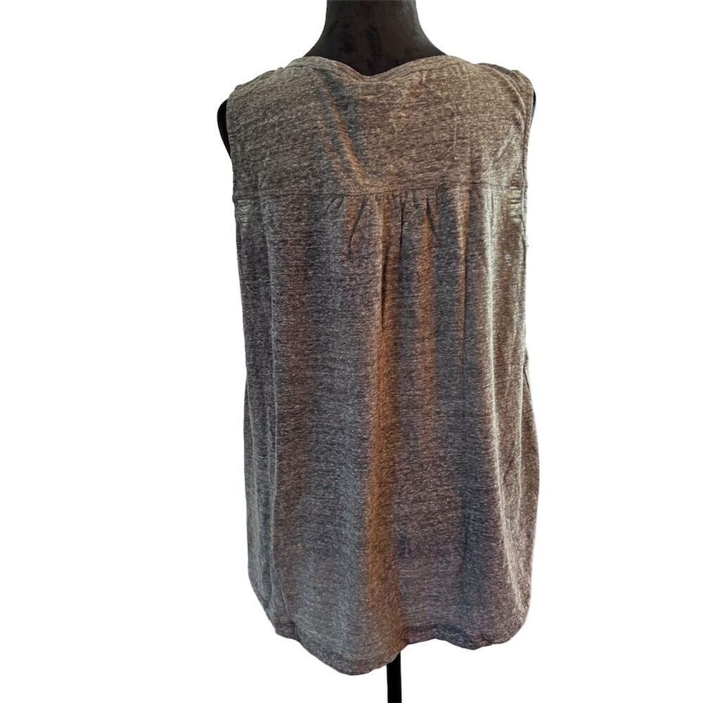 Hayden Women's Sleeveless Gray Tank Top Size M Casual Summer Wear - Picture 2 of 7